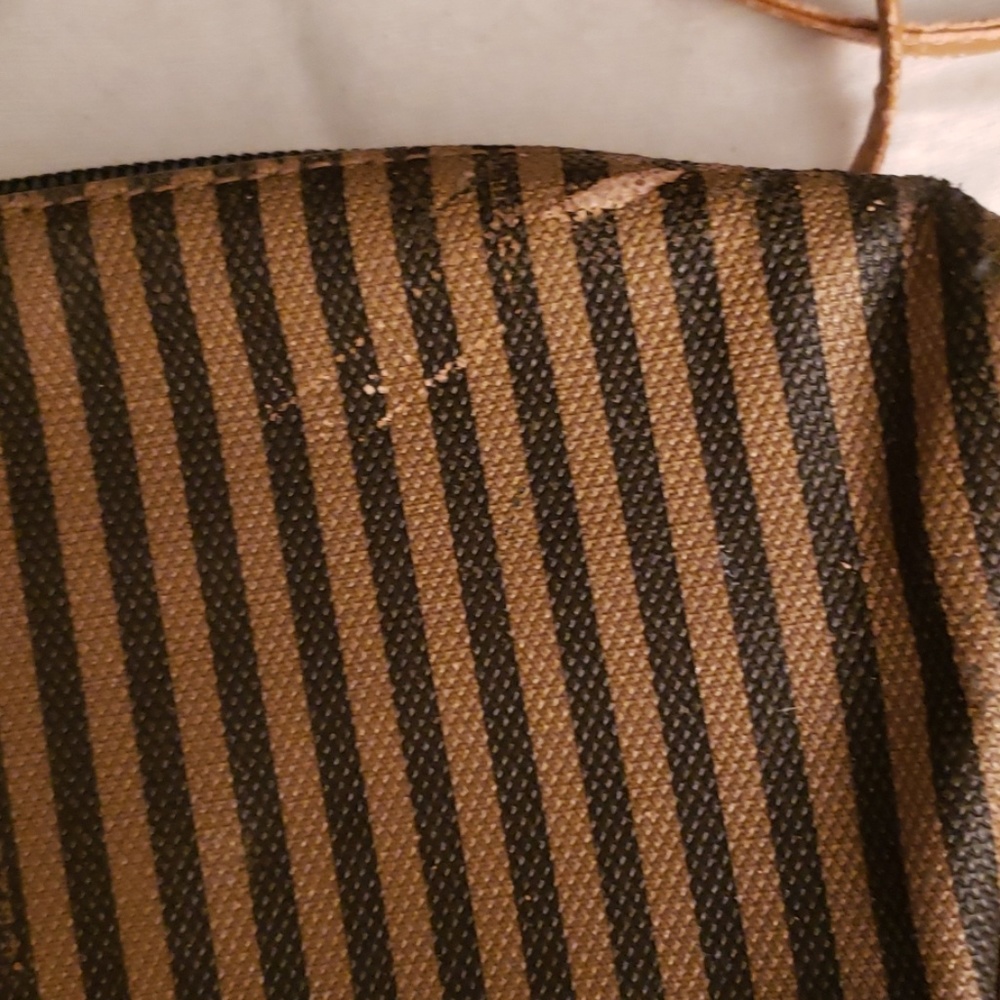 Fendi Vintage Crossbody Purse Striped Authentic - Picture 6 of 8